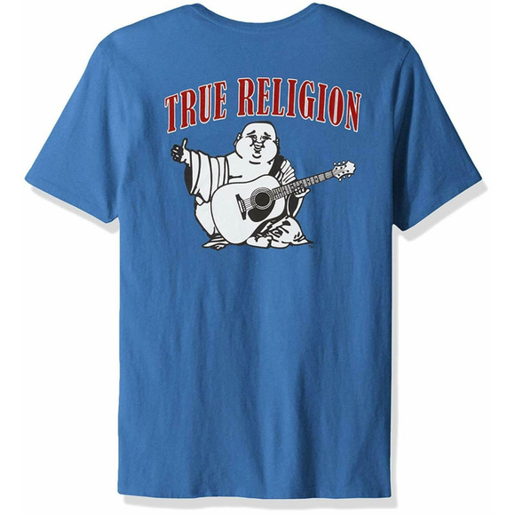True Religion Men's Buddha Logo Tee T-Shirt - Picture 1 of 2